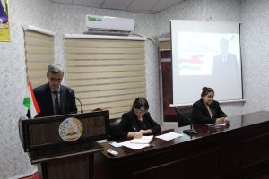 КОНФЕРЕНСИЯИ ИЛМӢ-АМАЛӢ БАХШИДА БА РӮЗИ ПРЕЗИДЕНТ ДАР ШАҲРАКИ АКАДЕМИИ ШАҲРИ ХОРУҒ